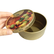 Round Shaped Metal Food Storage Can Cannning Food